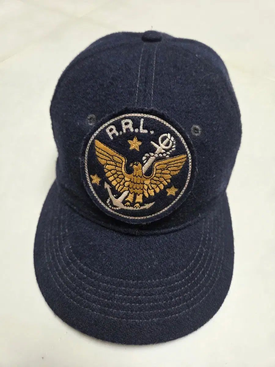 RRL ダブルアールエル ウールベースボールキャップ M