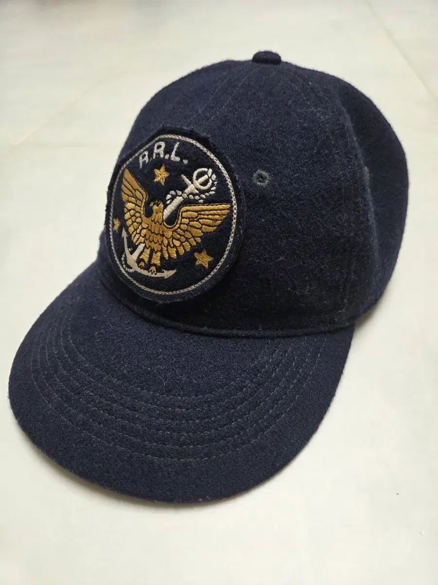 RRL ダブルアールエル ウールベースボールキャップ M