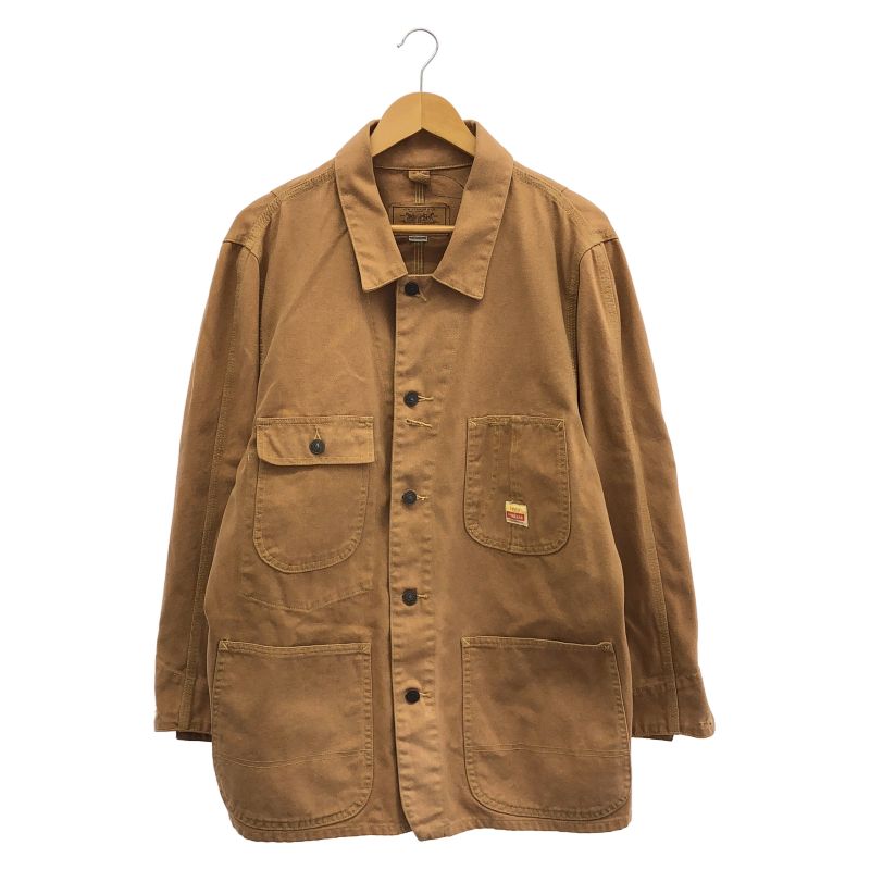 【中古】LEVI'S 90s カバーオール ジャケット サイズ38 ブラウン 70742-34 リーバイス[66]