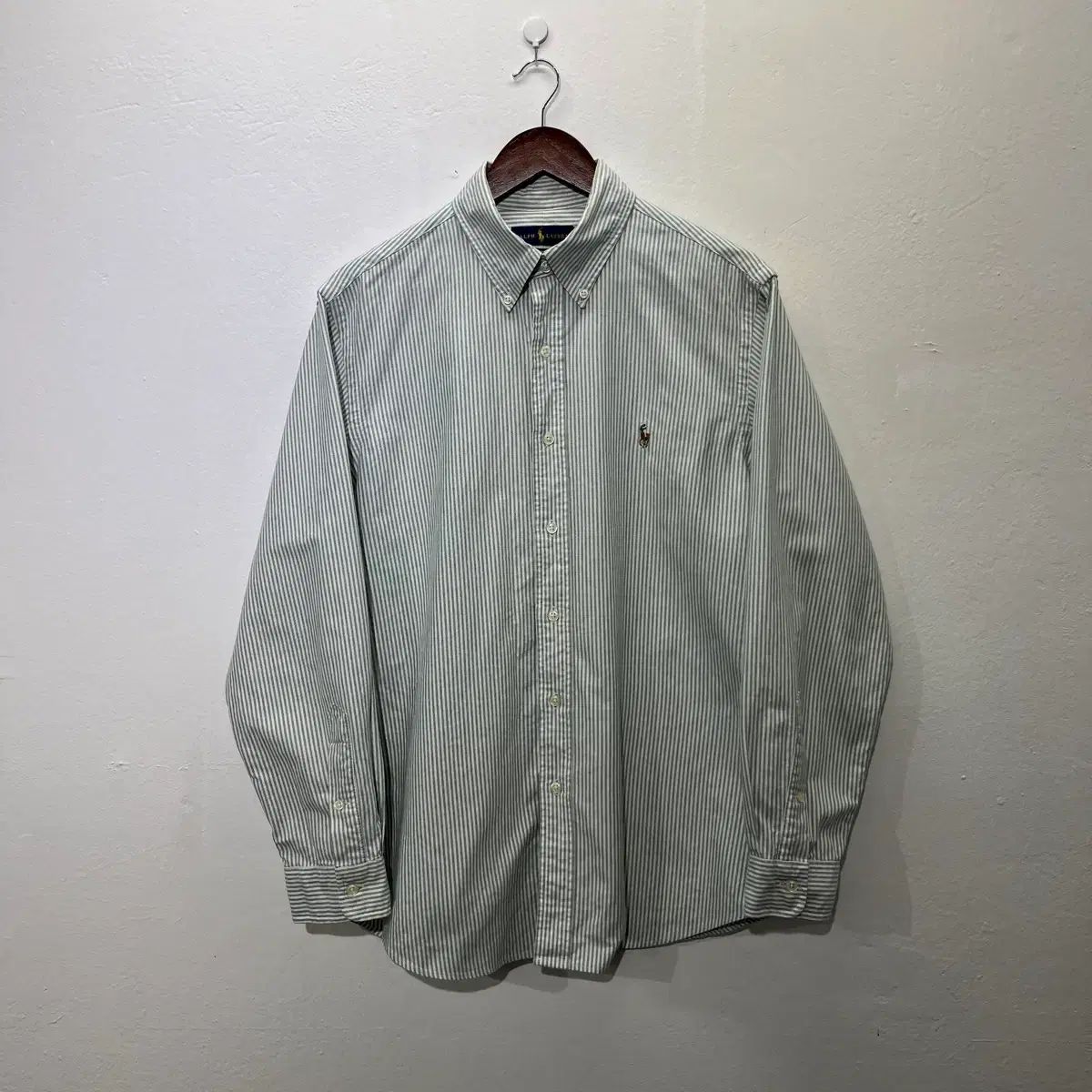 100 POLO RALPH LAUREN ストライプ コットン シャツ