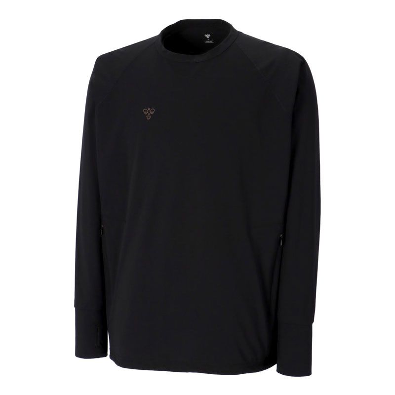 サイズL、hummel(ヒュンメル) hummel PLAY UVカット長袖Tシャツ スポーツスタイル ウェア Ｔシャツ HAP7244