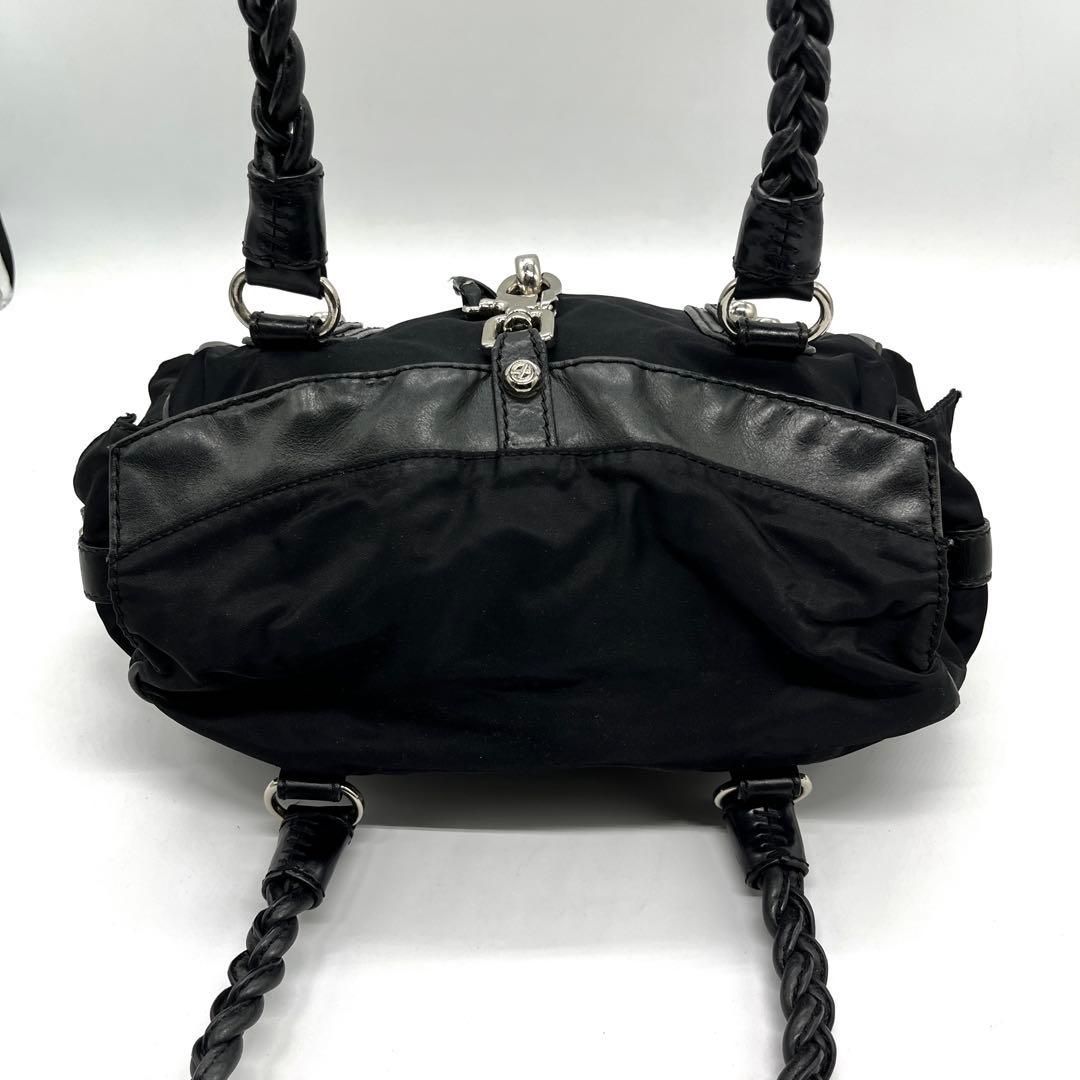 francesco biasia ハンドバッグ ミニボストン レザー y2k archive y2k francesco biasia mini boston bag nylon leather handbag