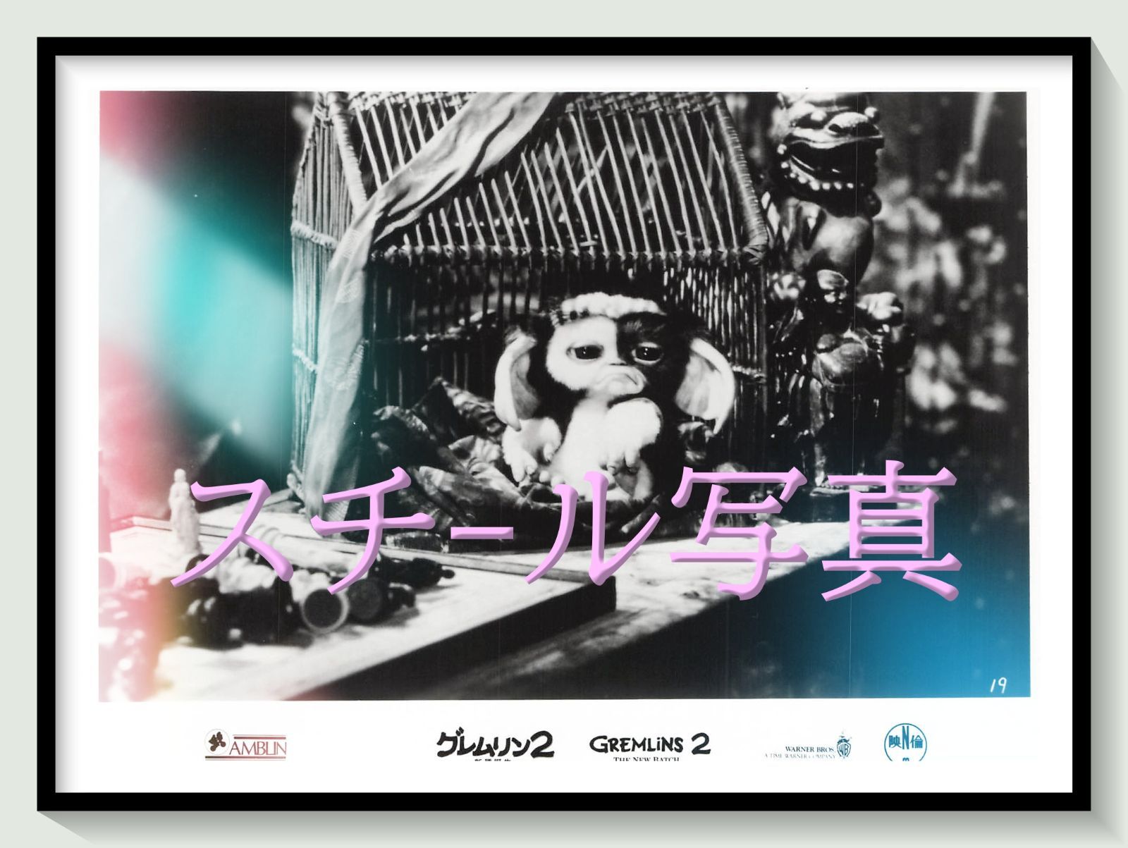t『グレムリン２／新･種･誕･生』1990年映画オリジナルスチール写真　pt001268　ジョー・ダンテ スティーヴン・スピルバーグ ザック・ギャリガン フィービー・ケイツ ジョン・グローヴァー クリストファー・リー