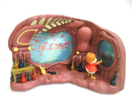 崖の上のポニョ フォトフレーム ブックスタンド 専用箱無し 中古■