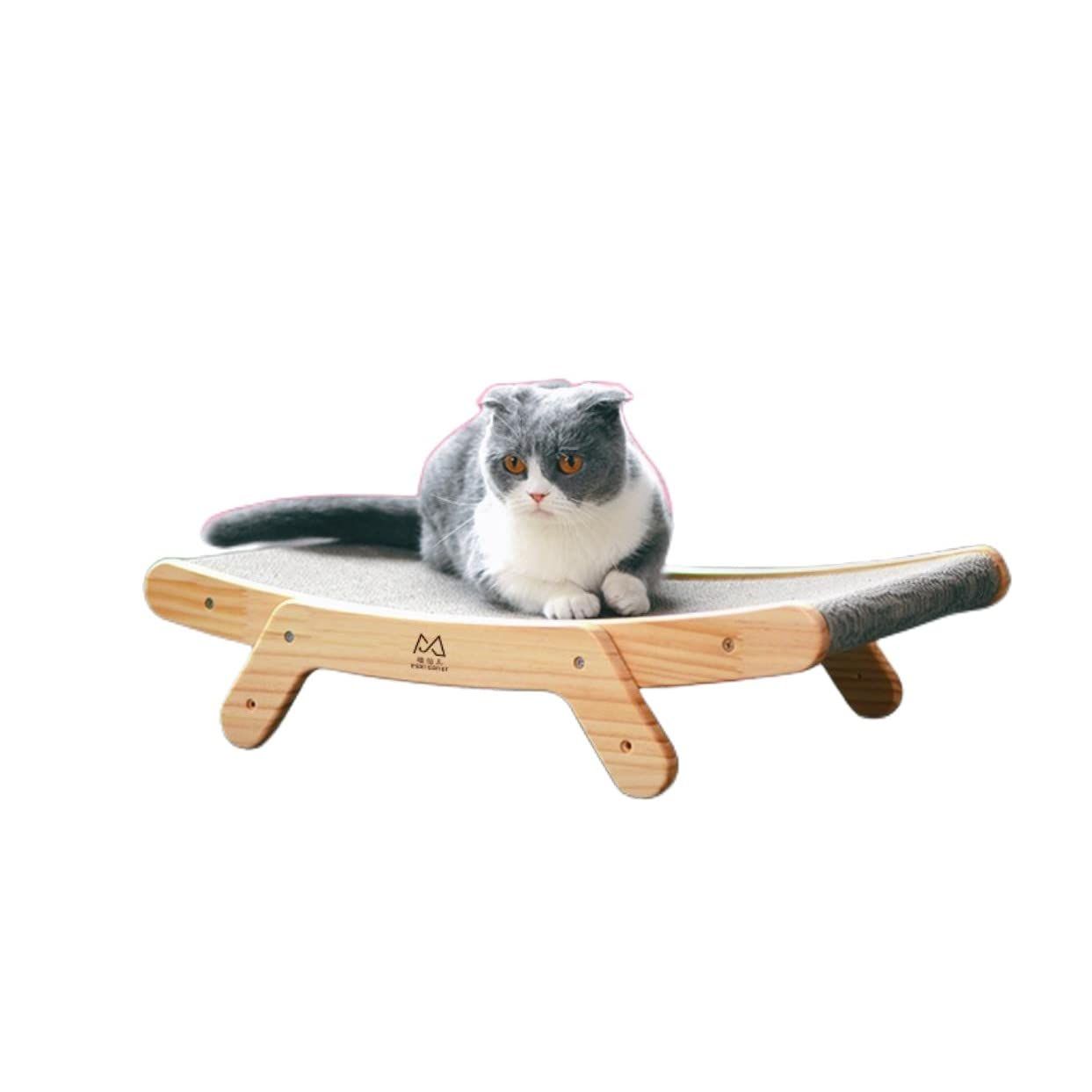 猫 爪研ぎ 木製 猫家具 つめとぎ スクラッチャー 高密度 大型 爪とぎ段ボール インテリア 詰め替え可能 耐久性 運動不足 ストレス 解消… (Cタイプ)★ e98eaade