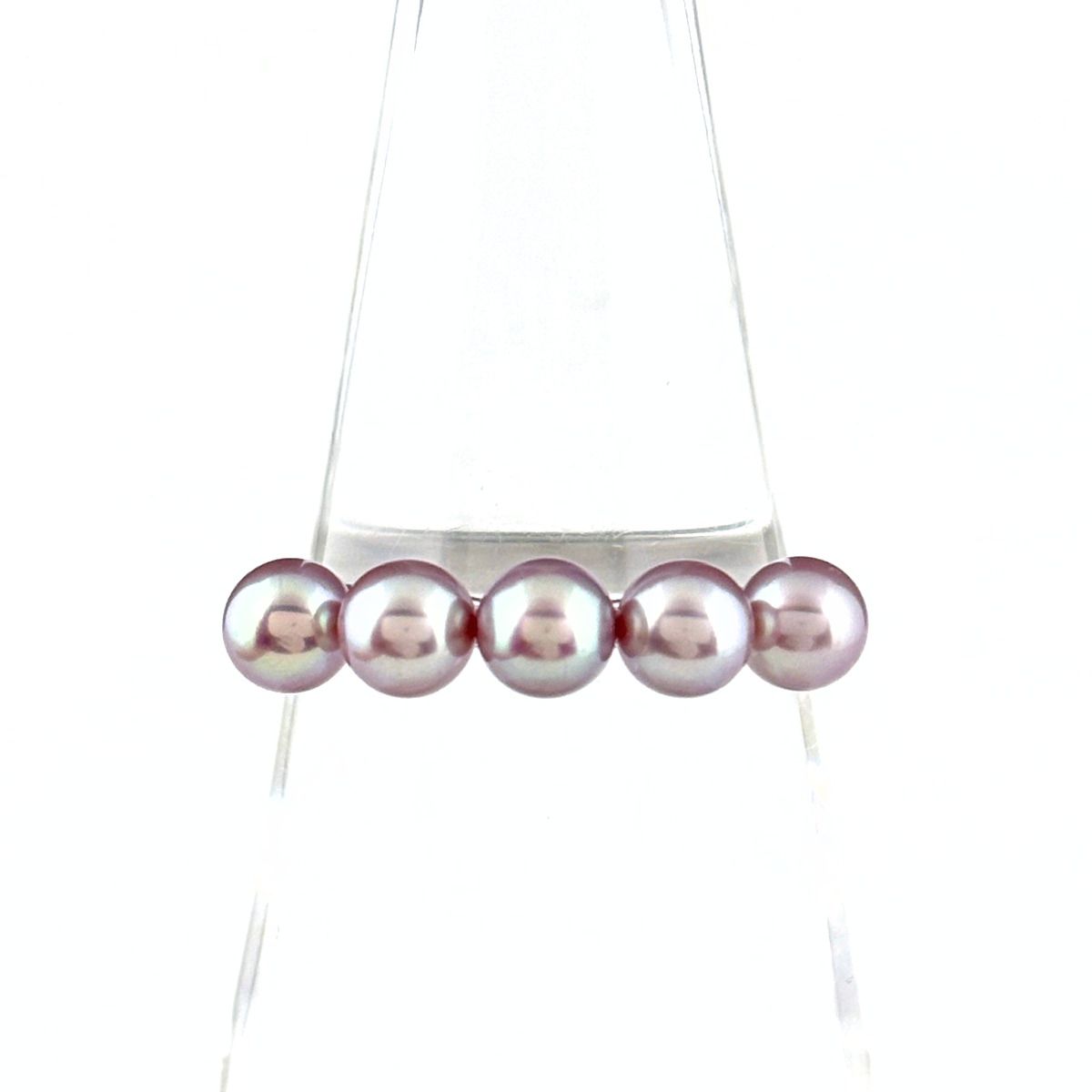 タサキ TASAKI パール デザインリング プラチナ 指輪 真珠 リング 12号 Pt900 パール レディース 【中古】