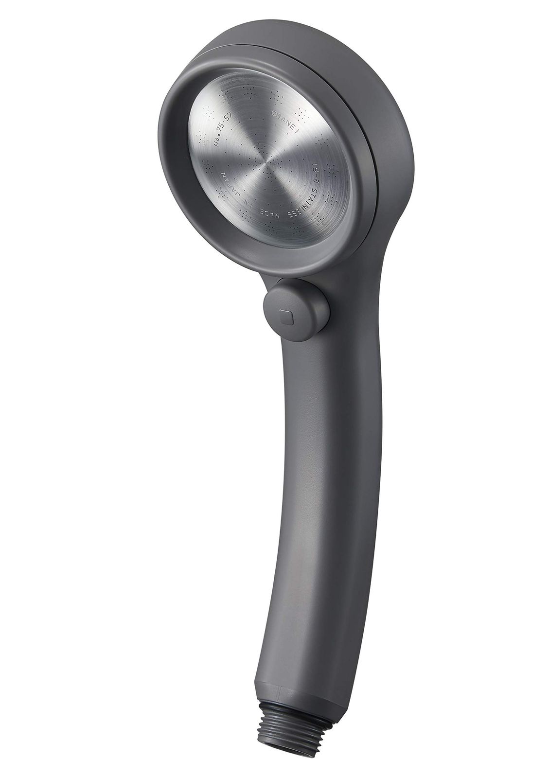 ☆新品☆SANEI(サンエイ) シャワーヘッド レイニー 手元ストップ 節水率50% 極細水流 勢いアップ ステンレスシャワー板 グレー 日本製 PS313-80XA-HA20 337bb162