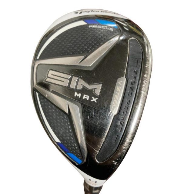 【中古】 テーラーメイド SIM MAX U4 ユーティリティ UT TENSEI BLUE TM60(UT) (フレックスS) メンズ 男性用 右利き 右用 Cランク ゴルフクラブ