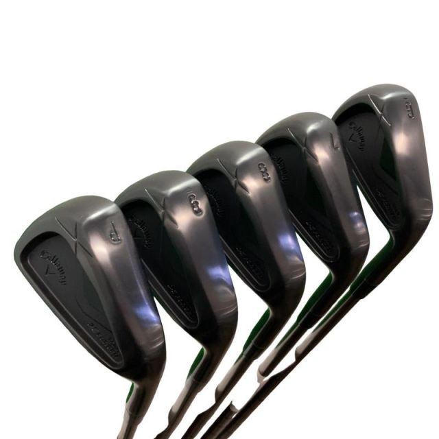 【中古】 キャロウェイ X FORGED MAX(2025) BLACK 5S アイアンセット IR NS PRO MODUS3 TOUR105 (フレックスS) メンズ 男性用 右利き 右用 Cランク ゴルフクラブ
