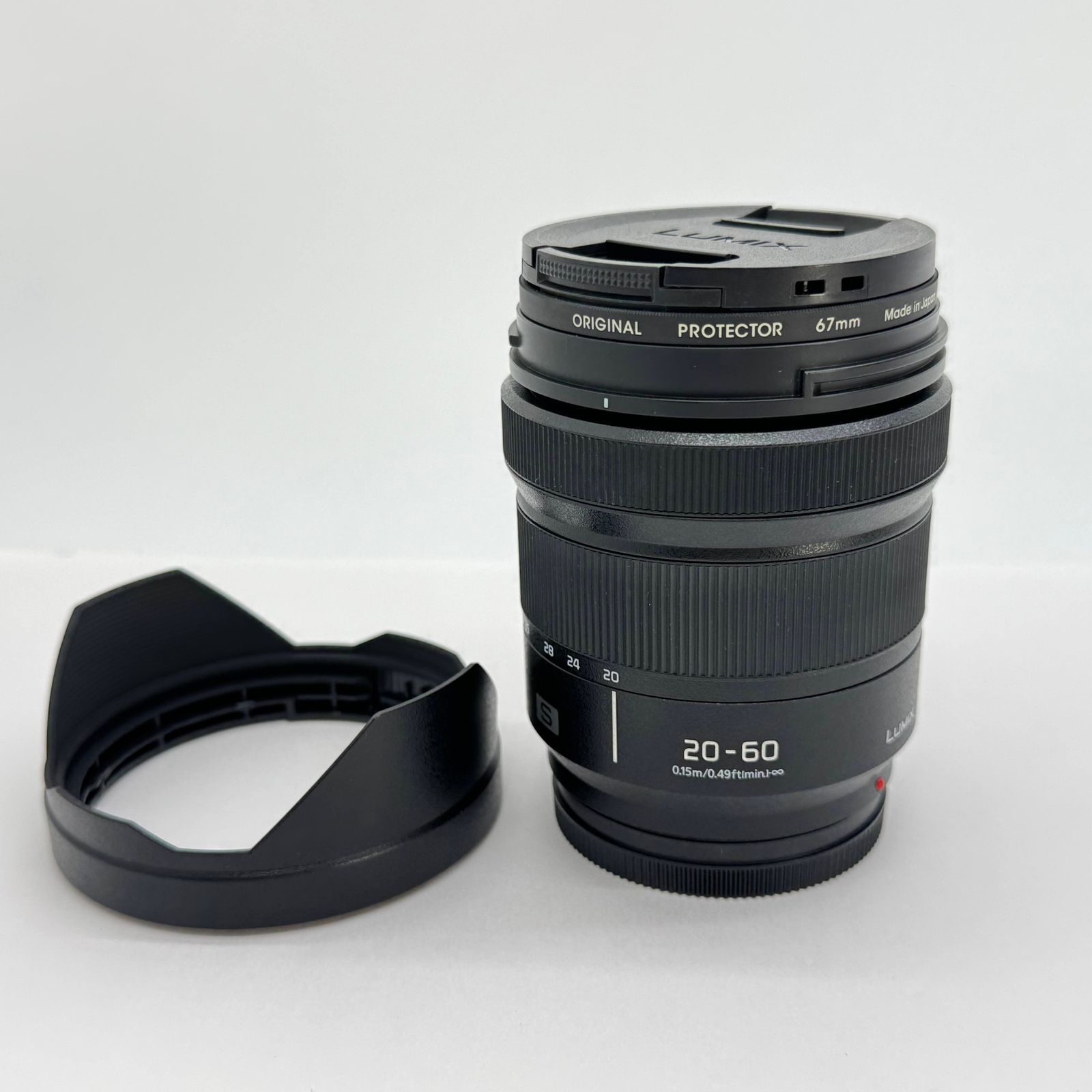 美品 Panasonic LUMIX S 20-60mm F3.5-5.6 S-R2060 Lマウント【C7477-60】