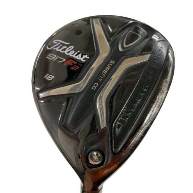 【中古】 タイトリスト 917 F2 18° フェアウェイウッド FW 純正特注シャフト (フレックスS) メンズ 男性用 右利き 右用 Cランク ゴルフクラブ
