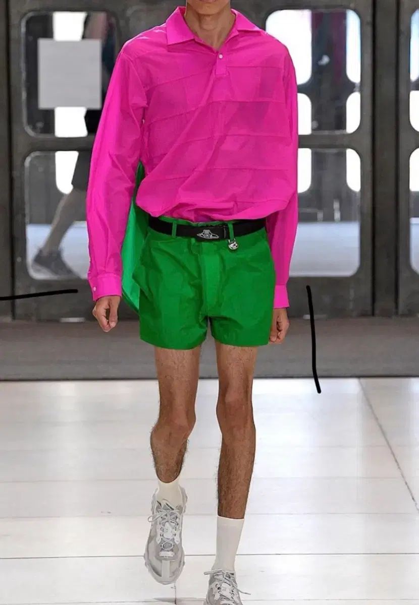 XANDER ZHOU SS19 ピンクシャツ