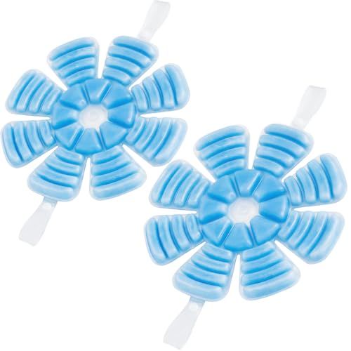 Qoosea PC-Mキャップ 帽子 保冷剤 28℃自然凍結 結露しない冷却パッド 繰り返し使用可能 暑さ症対策 ヘルメットインナー対応 頭を冷やす グッズ 意匠登録済 子供&大人兼用、工事現場/自転車/登山/釣り/園芸/アウトドア用 (Bl c1d383cc