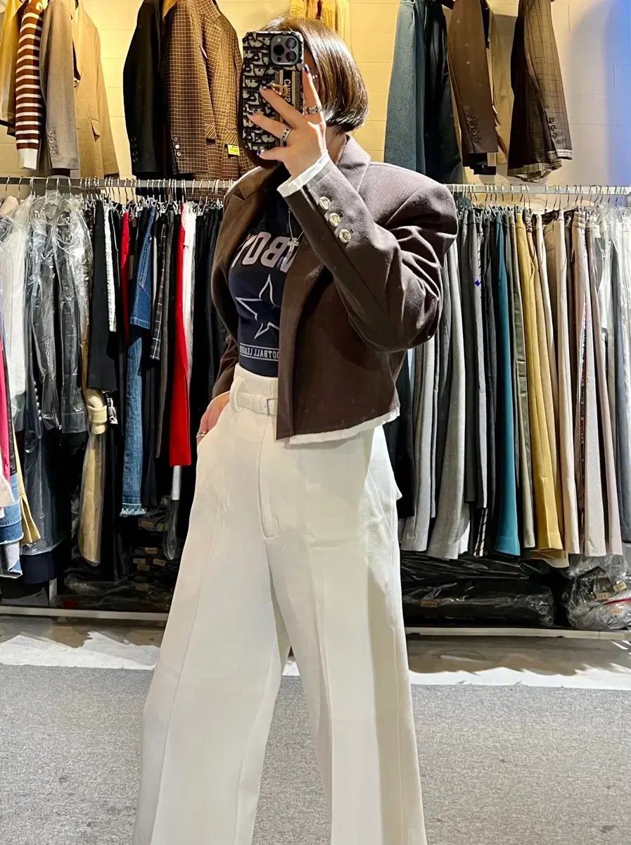 jsNEW YORKスター スタイル セール（当日発송）完売 バイカラー ショートジャケット（ヒョンジェ(HYUNJAE)入手不可）