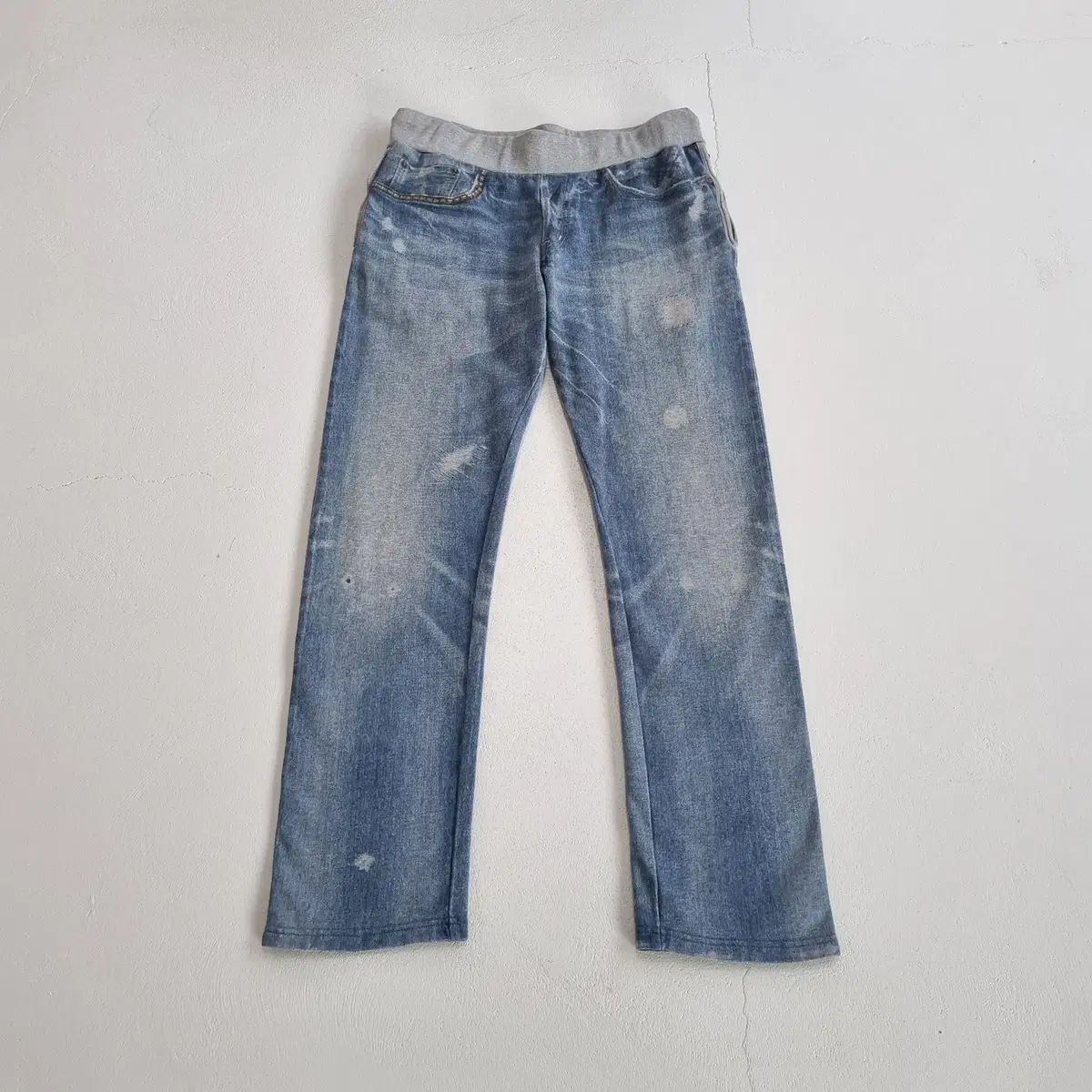 ヴィンテージ HYSTERIC GLAMOUR ヒステリックグラマー デニム プリンティング スウェットパンツ - OS