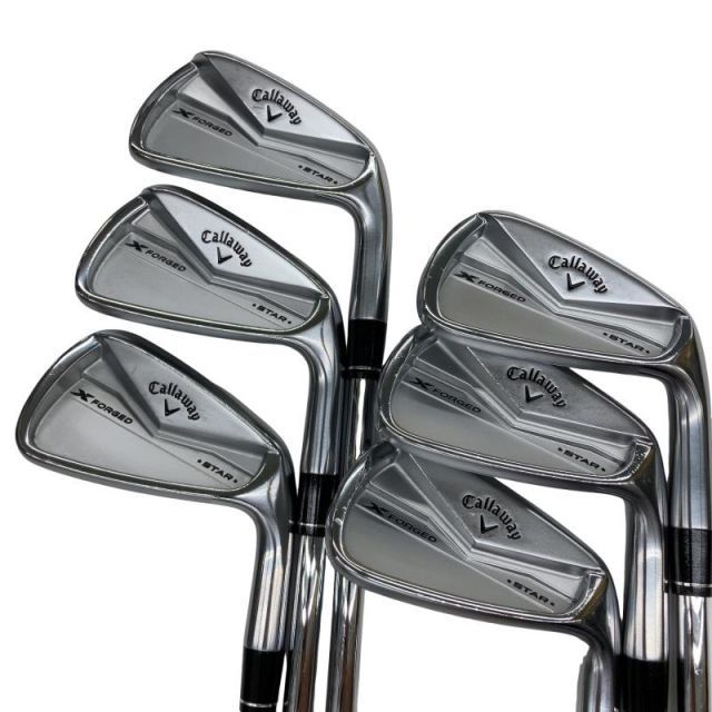 【中古】 キャロウェイ X FORGED STAR(2024) 6S アイアンセット IR NS PRO MODUS3 TOUR105 (フレックスS) メンズ 男性用 右利き 右用 Cランク ゴルフクラブ