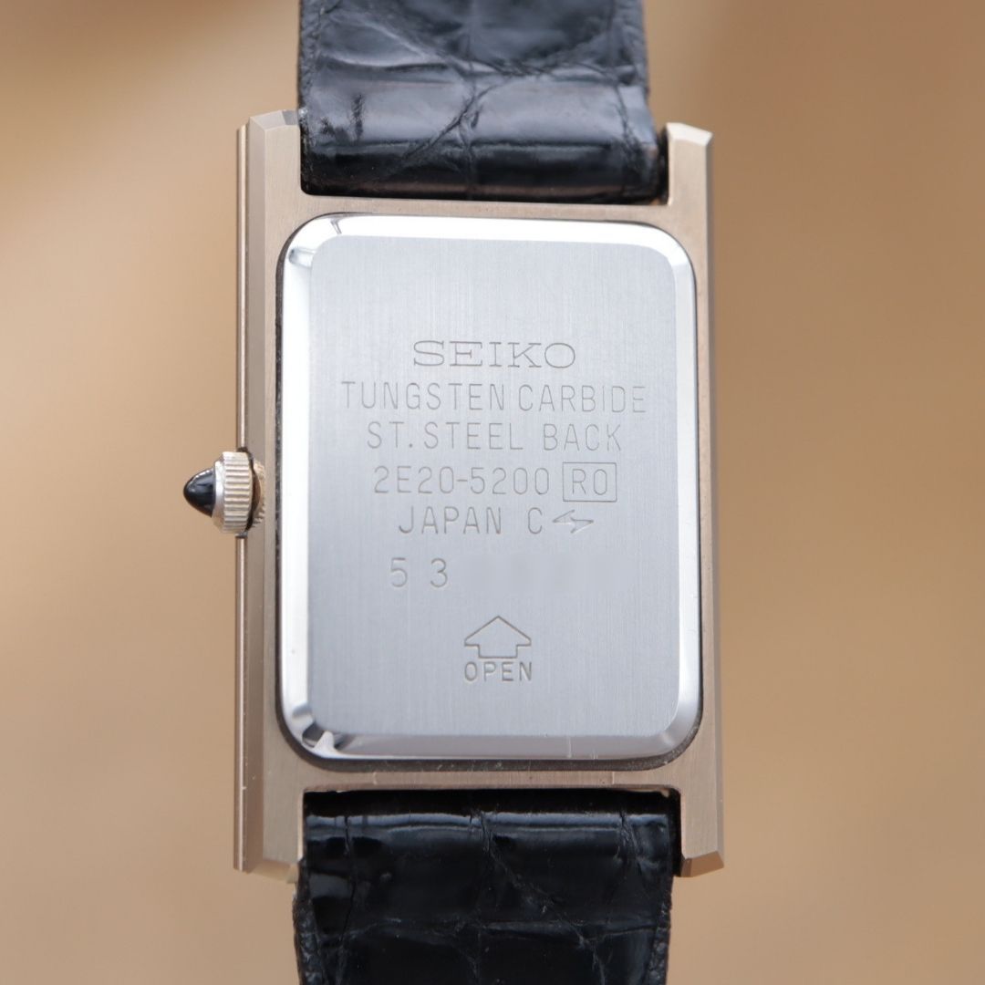 セイコー エクセリーヌ 2E20-5200 SEIKO EXCELINE タンク レクタン