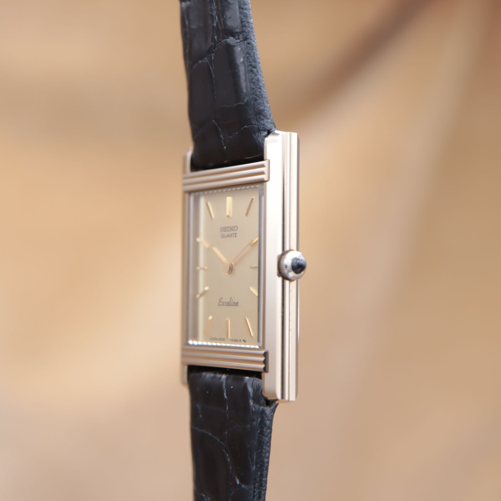 セイコー エクセリーヌ 2E20-5200 SEIKO EXCELINE タンク レクタン 