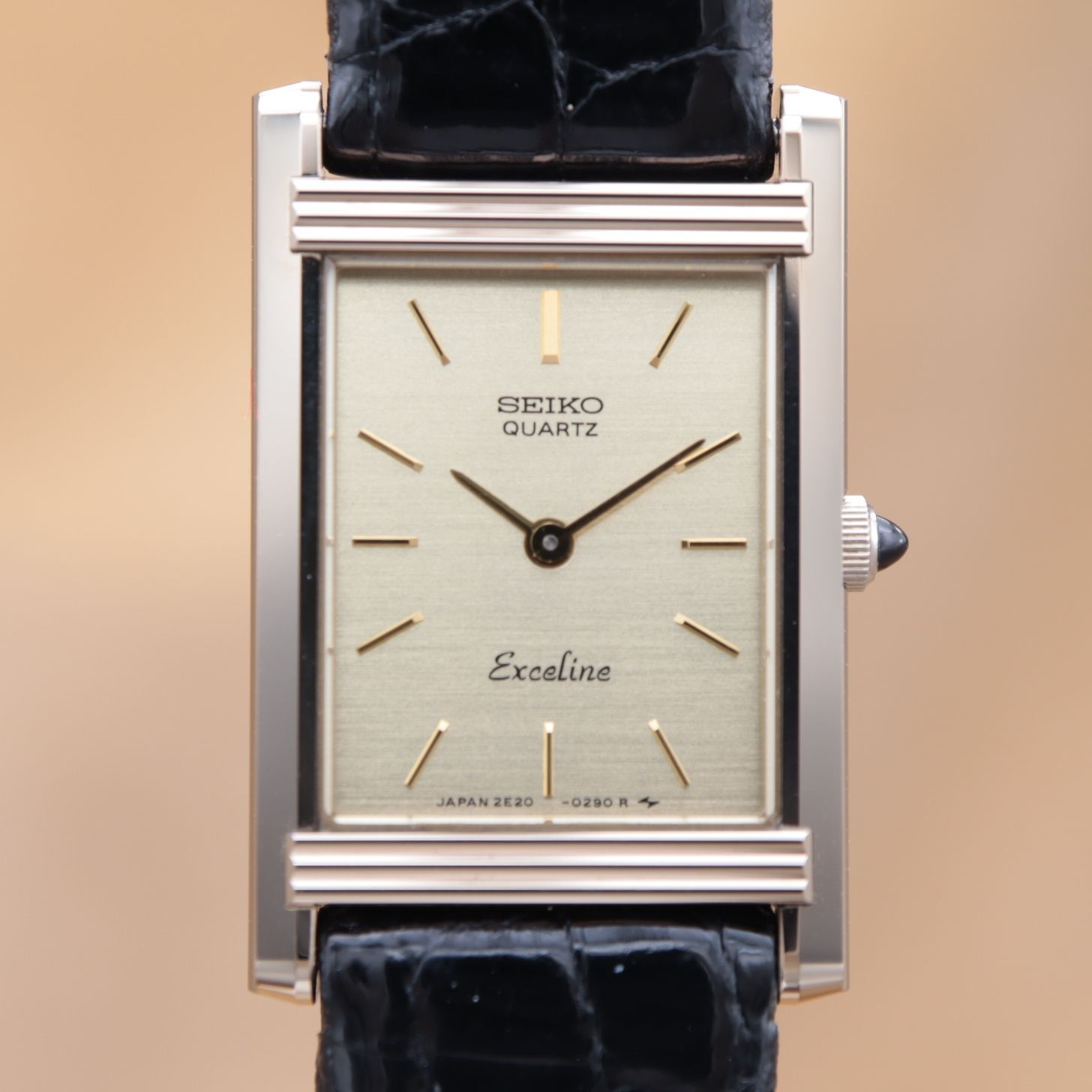 SSEIKO セイコーExceline エクセリーヌ2E20-5200レディース セイコー エクセリーヌ 2E20-5200 SEIKO EXCELINE タンク レクタン