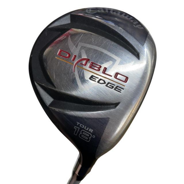 【中古】 キャロウェイ DIABLO EDGE(Black) 18° フェアウェイウッド FW DIABLO EDGE 50w(フェアウェイ) (フレックスR) メンズ 男性用 右利き 右用 Cランク ゴルフクラブ