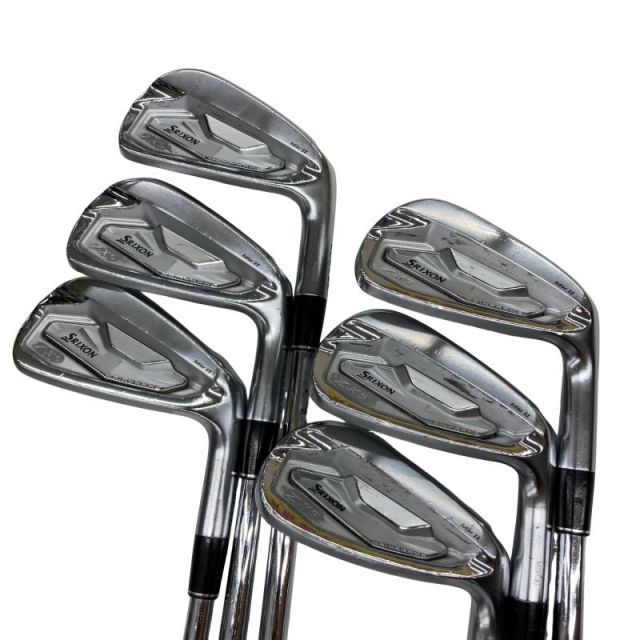 【中古】 ダンロップ SRIXON ZX5 Mk II 6S アイアンセット IR 純正特注シャフト (フレックスX) メンズ 男性用 右利き 右用 Cランク ゴルフクラブ