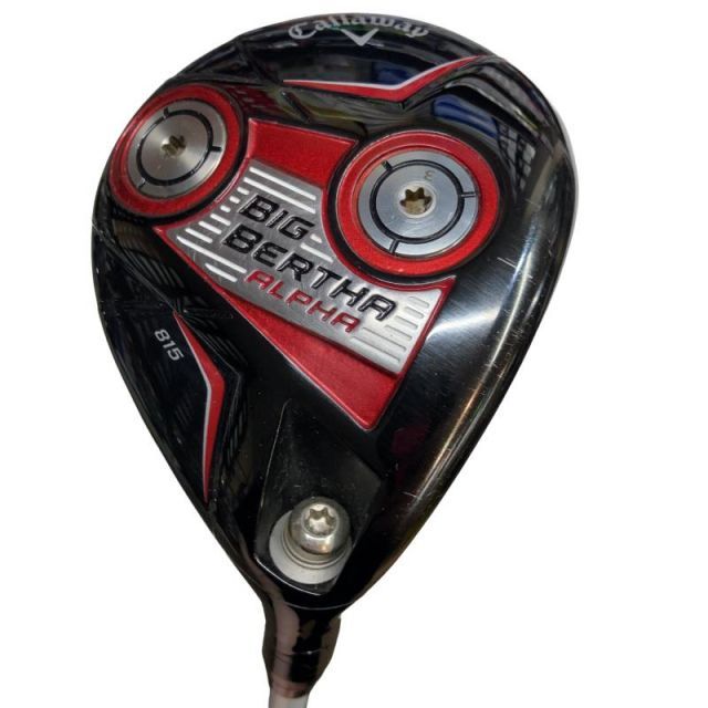 【中古】 キャロウェイ BIG BERTHA ALPHA 815 18° フェアウェイウッド FW 純正特注シャフト (フレックスX) メンズ 男性用 右利き 右用 Cランク ゴルフクラブ