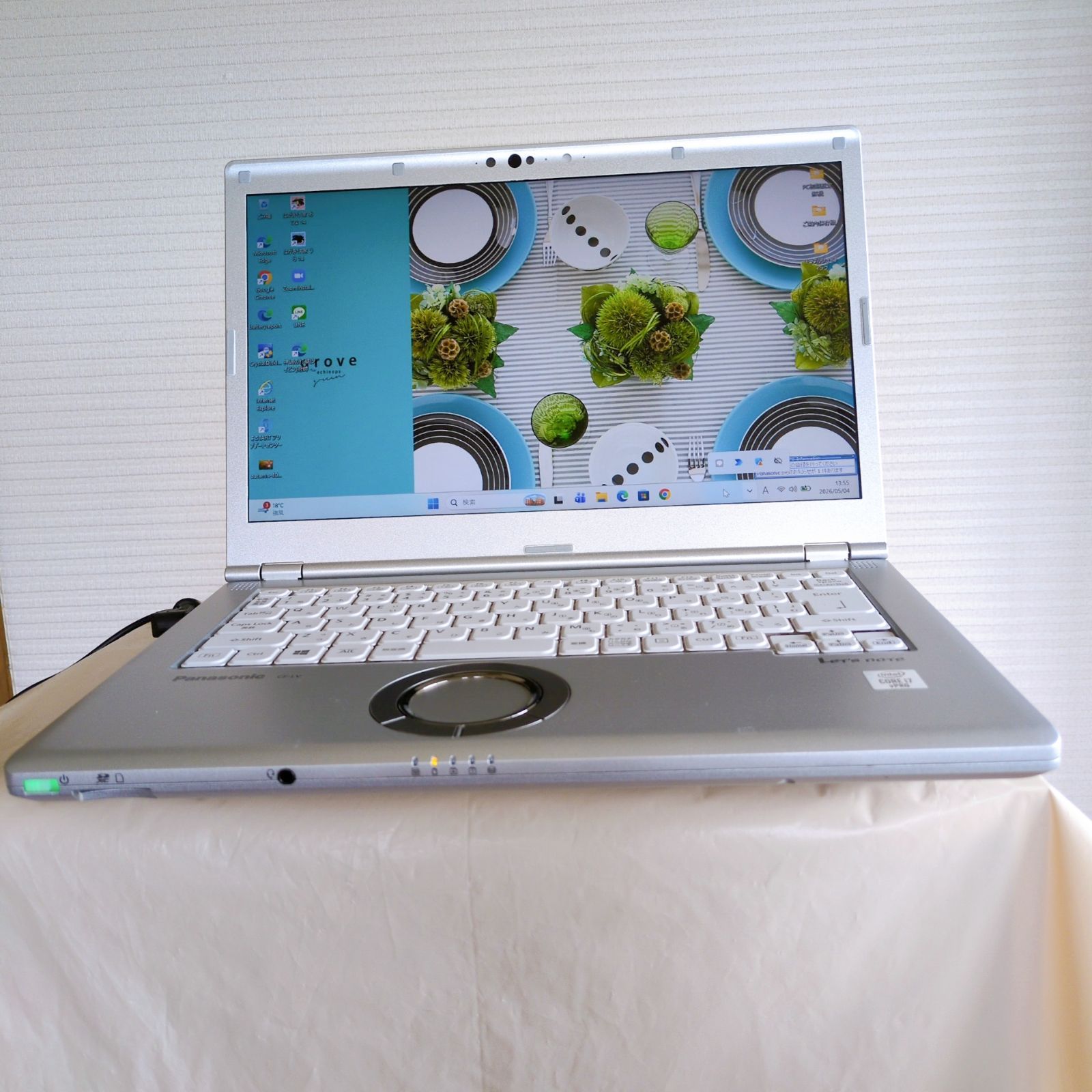 ノートパソコン Panasonic Let's note CF-LV9 Windows11 Core i7-10810U メモリ16GB SSD512GB 14インチ（解像度1920×1080） webカメラ フルHD バッテリー良好