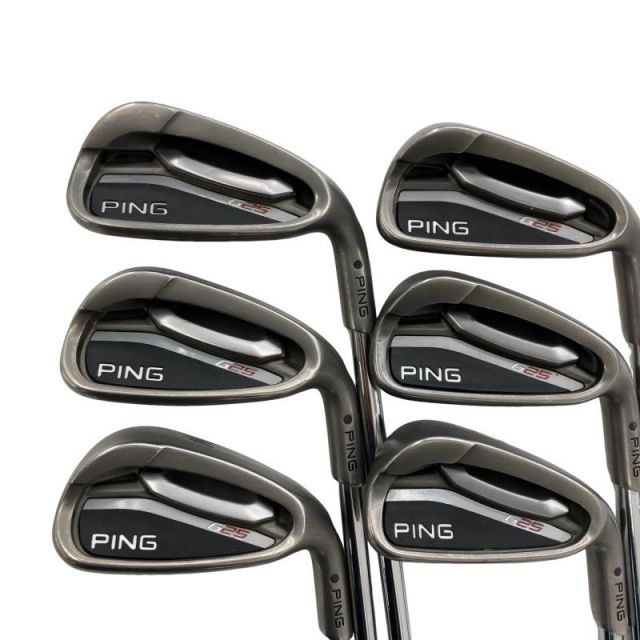 【中古】 ピン G25 6S アイアンセット IR CFSスチール (フレックスS) メンズ 男性用 右利き 右用 Cランク ゴルフクラブ