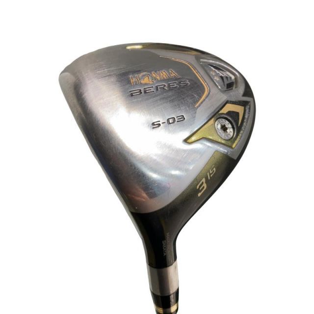 【中古】 本間ゴルフ BERES S-03 3W レフティ フェアウェイウッド FW 2S ARMRQ8 49 (フレックスR) メンズ 男性用 左利き レフティ 左用 Cランク ゴルフクラブ