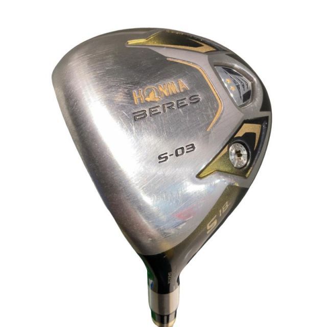 【中古】 本間ゴルフ BERES S-03 5W レフティ フェアウェイウッド FW 2S ARMRQ8 49 (フレックスR) メンズ 男性用 左利き レフティ 左用 Cランク ゴルフクラブ
