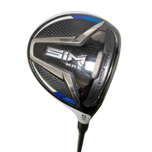 【中古】 テーラーメイド SIM MAX 5W フェアウェイウッド FW 純正特注シャフト (フレックスR) メンズ 男性用 右利き 右用 Cランク ゴルフクラブ