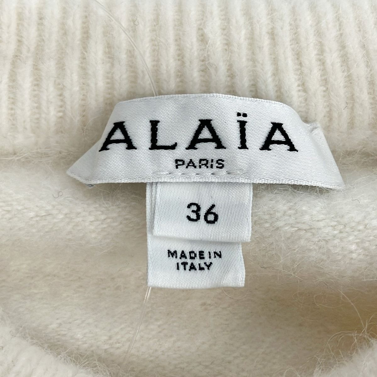 ALAIA(アライア) 半袖カットソー サイズ36美品 - 白 - メルカリ