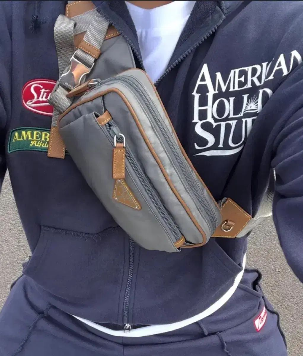 PRADA プラダ ナイロン クロスバッグ ベルトバッグ