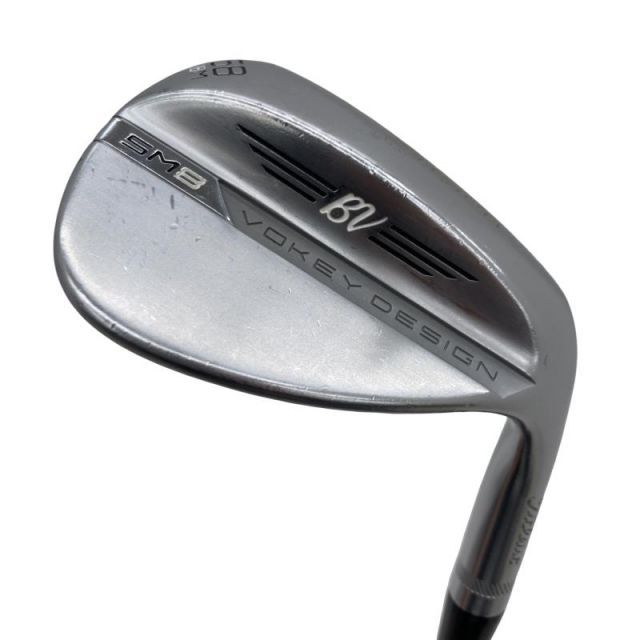 【中古】 タイトリスト VOKEY SPIN MILLED SM8 ツアークロム 58°/08°M ウェッジ WG Dynamic Gold (フレックスS) メンズ 男性用 右利き 右用 Dランク ゴルフクラブ