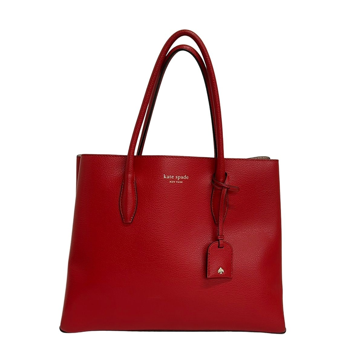 Kate spade(ケイトスペード) トートバッグ - WKRU5596 レッド 2way レザー