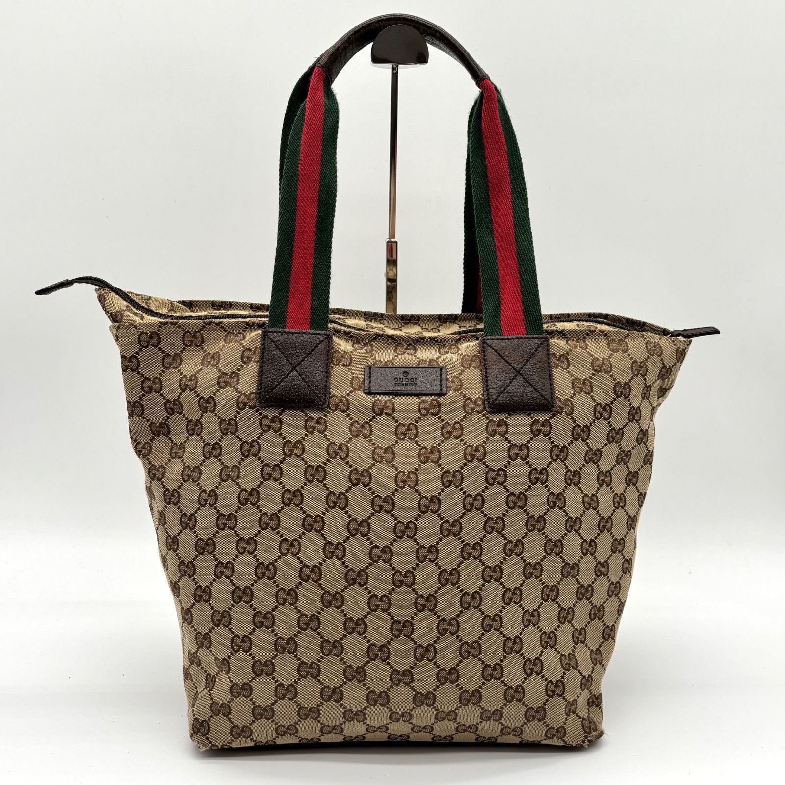GUCCI グッチ GGキャンバス シェリーライン トートバッグ 131231