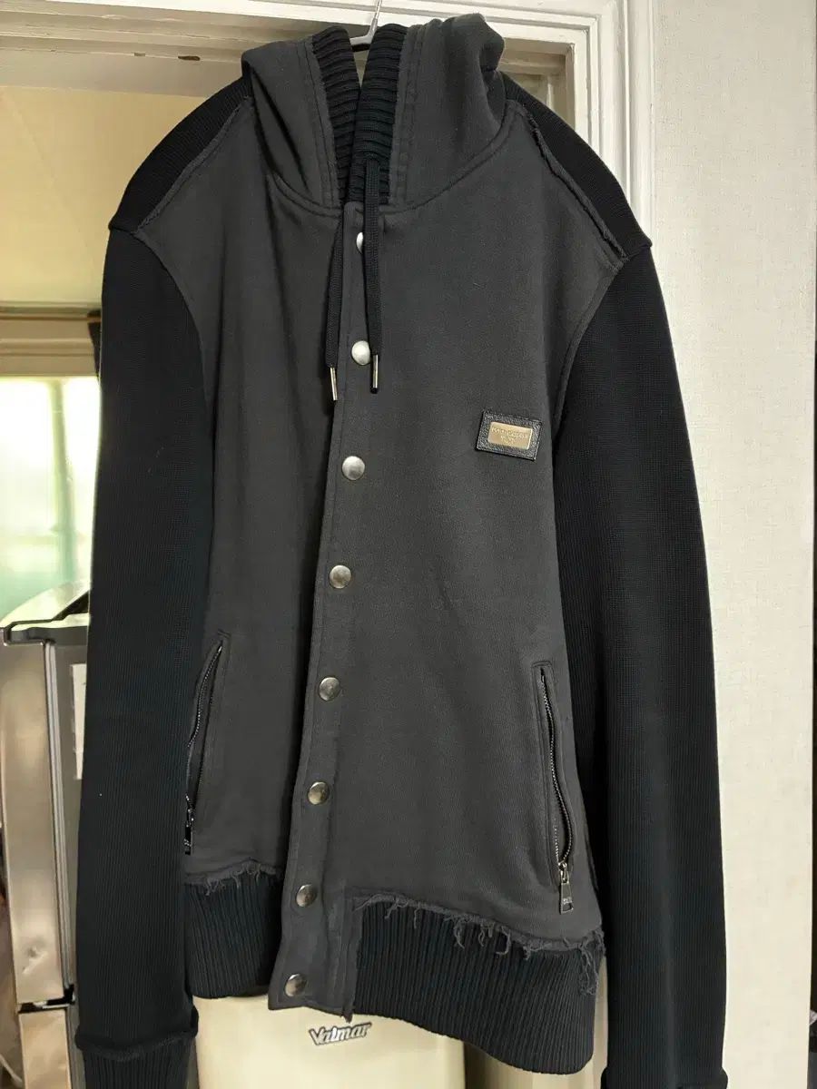 正規品 100-105 Dolce&Gabbana ドルチェ＆ガッバーナ ニット フードジップアップ