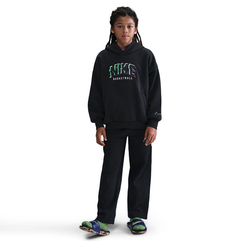 サイズ140cm、NIKE(ナイキ) ナイキ YTH COB フリースフ ゜ルオーバー L/S フーディ GLITCH マルチアスレ ウェア スウェットシャツ HV0508