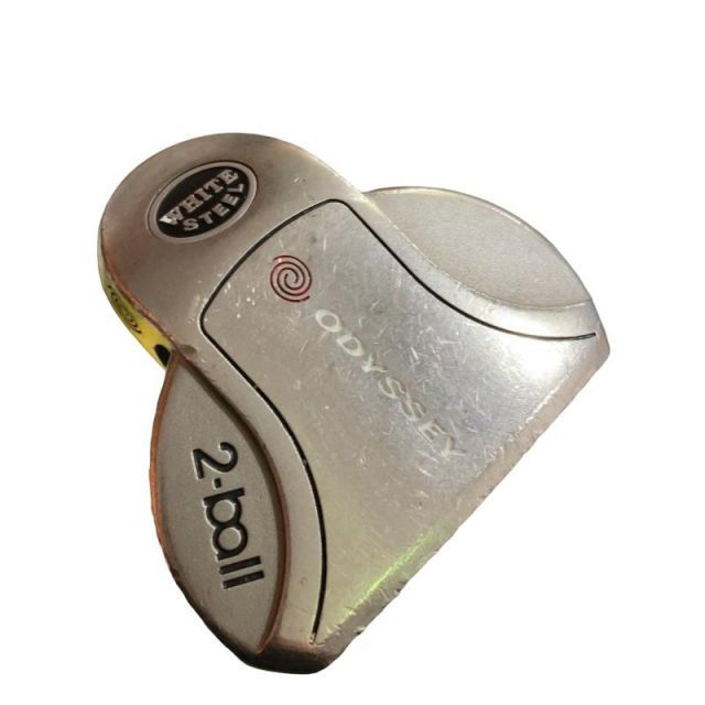 【中古】 オデッセイ WHITE STEEL 2・ball 35インチ パター PT スチール (フレックスその他) メンズ 男性用 右利き 右用 Cランク ゴルフクラブ
