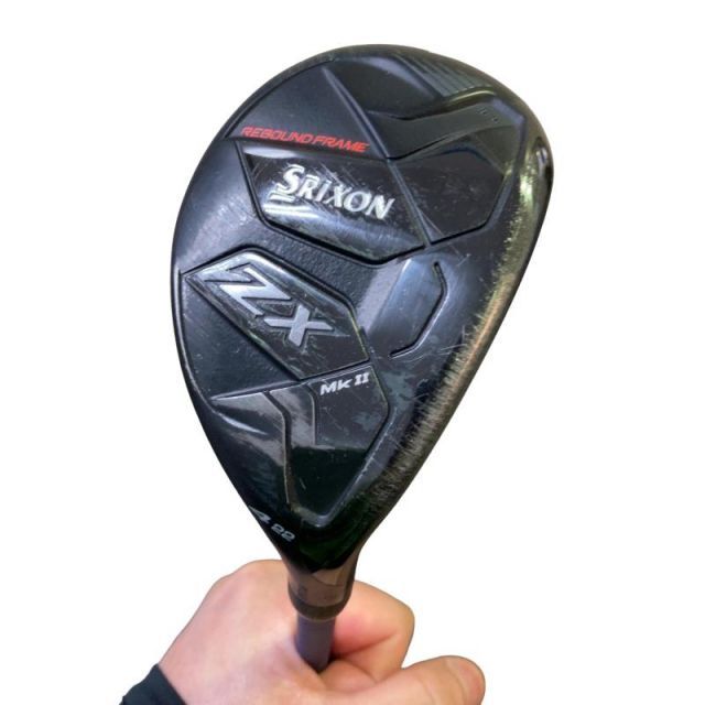 【中古】 ダンロップ SRIXON ZX Mk II HYBRID H4 ユーティリティ UT リシャフト (フレックスその他) メンズ 男性用 右利き 右用 Cランク ゴルフクラブ