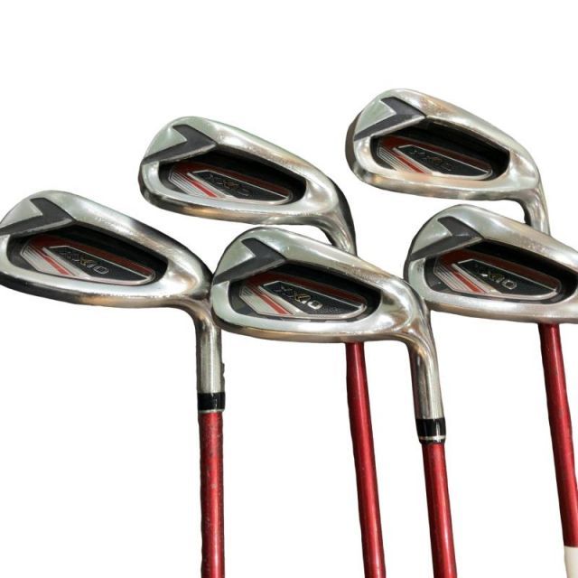 【中古】 ダンロップ XXIO(2022) 5S(レッド) アイアンセット IR XXIO MP1200(IR) レッド (フレックスR) メンズ 男性用 右利き 右用 Dランク ゴルフクラブ
