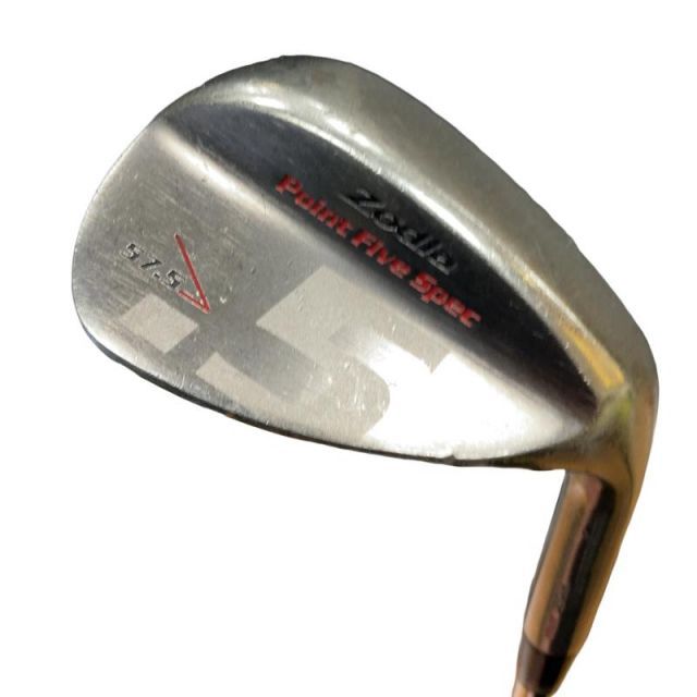 【中古】 ゾディア(旧KMゴルフ) Zodia Point Five Spec ニッケルクロム 57.5° ウェッジ WG 純正特注シャフト (フレックスその他) メンズ 男性用 右利き 右用 Dランク ゴルフクラブ