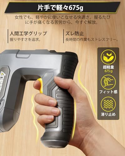 Anesty CSG04 電動タッカー 2in1 ステープルガン＆ネイルガン コードレス 省力設計・強力打ち込み 家庭用 USB充電式 替針4000本付 日本語説明書wb 841e8c2d