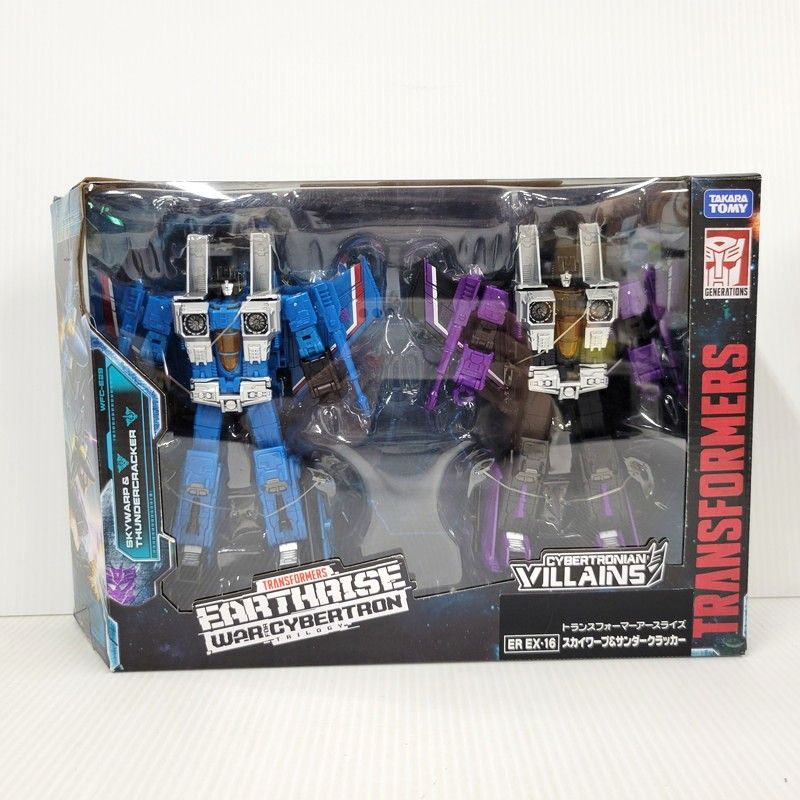 【中古/未使用品】 タカラトミー トランスフォーマー アースライズ ER EX-16 スカイワープ&サンダークラッカー 【057-260507-as-28-izu】New/unused