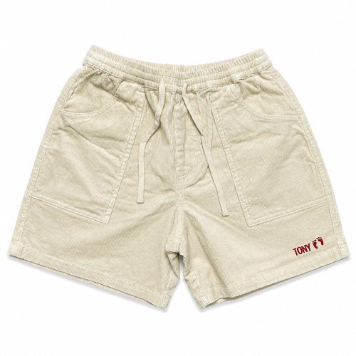 【新品タグ付き】【TONY TAIZSUN/トニータイズサン】TONY/HANGTEN CORD SHORTS　OFF WHITE　コーデュロイショーツ 26SS-027HT　各種サイズあり