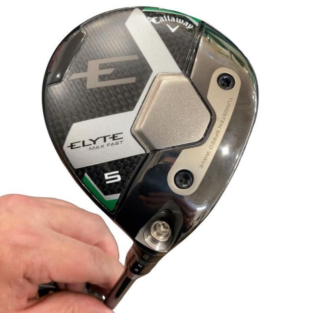 【中古】 キャロウェイ ELYTE MAX FAST 5W フェアウェイウッド FW LIN-Q GREEN 40 for CW(ELYTE FW) (フレックスR) メンズ 男性用 右利き 右用 Bランク ゴルフクラブ