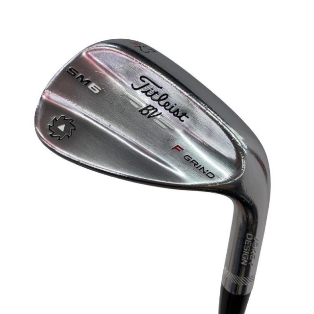 【中古】 タイトリスト VOKEY SPIN MILLED SM6 ツアークロム 52°/08°F ウェッジ WG Dynamic Gold (フレックスS) メンズ 男性用 右利き 右用 Cランク ゴルフクラブ