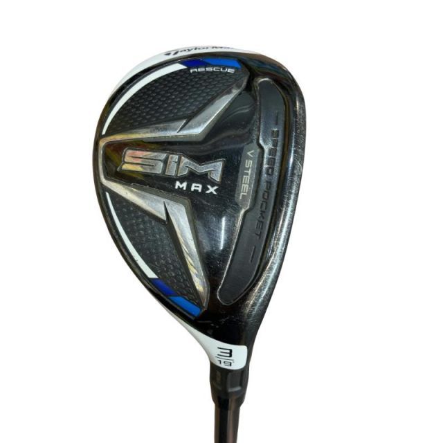 【中古】 テーラーメイド SIM MAX U3 ユーティリティ UT TENSEI BLUE TM60(UT) (フレックスR) メンズ 男性用 右利き 右用 Cランク ゴルフクラブ