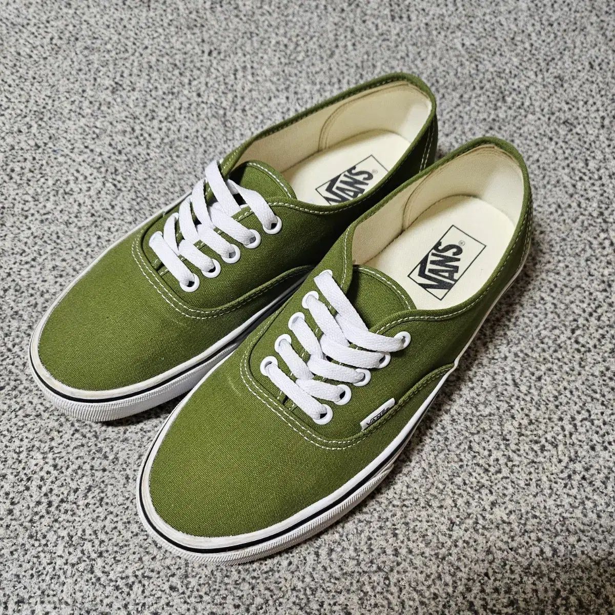 270 ヴァンズ VANS アセンティック オリーブ カーキ