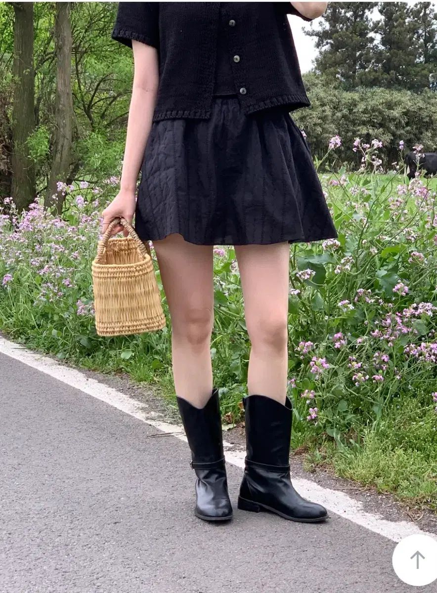 ラモア リーナ スカート パンツ ブラック